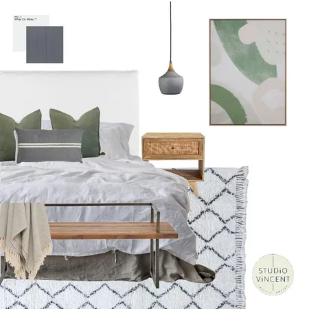 Cozy Bedroom 2 Abstract Art Interior Design Mood Board by Studio Vincent on Style Sourcebook