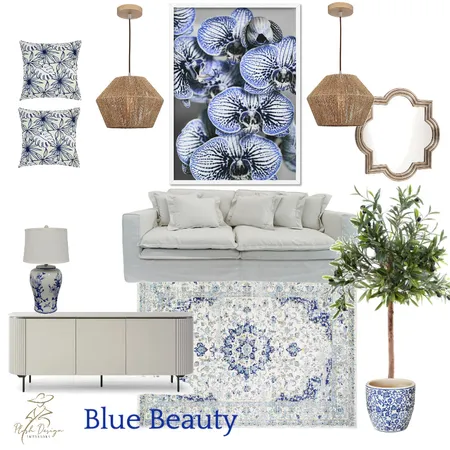 Blue Beauty Interior Design Mood Board by Plush Design Interiors on Style Sourcebook