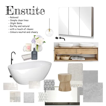 Ensuite Interior Design Mood Board by Jena on Style Sourcebook