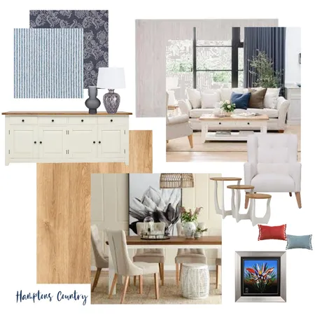 Hamptons Country Interior Design Mood Board by Ozmaroochydore on Style Sourcebook