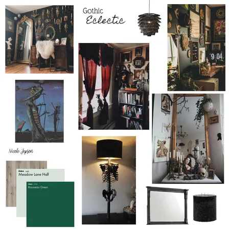 Gothic Eclectic Interior Design Mood Board by NicoleJepson on Style Sourcebook