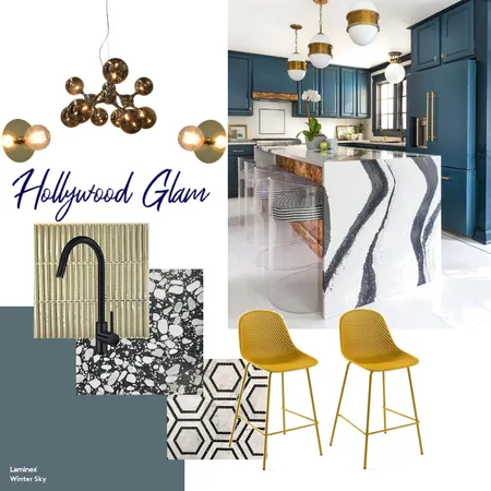 Module 3 Part A Mood Board 2 Hollywood Glam Interior Design Mood Board by Bianca Strahan on Style Sourcebook