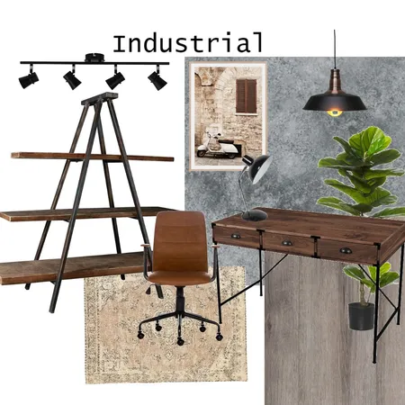 Module 3 Part A Mood Board 3 Industrial 2 Interior Design Mood Board by Bianca Strahan on Style Sourcebook