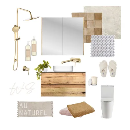 Ensuite Interior Design Mood Board by White Soul Studio on Style Sourcebook