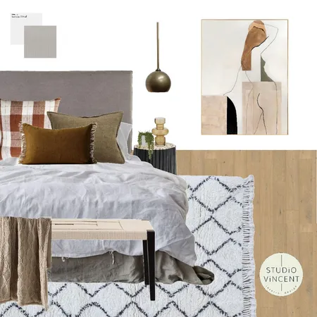 Cozy Bedroom 7 Interior Design Mood Board by Studio Vincent on Style Sourcebook