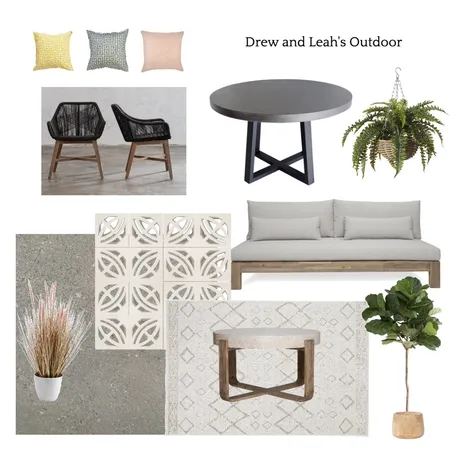 Drew and Leah's Outdoor Interior Design Mood Board by Rachwade5@gmail.com on Style Sourcebook