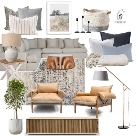 Jess Transitional Living Room Interior Design Mood Board by Oleander & Finch Interiors on Style Sourcebook