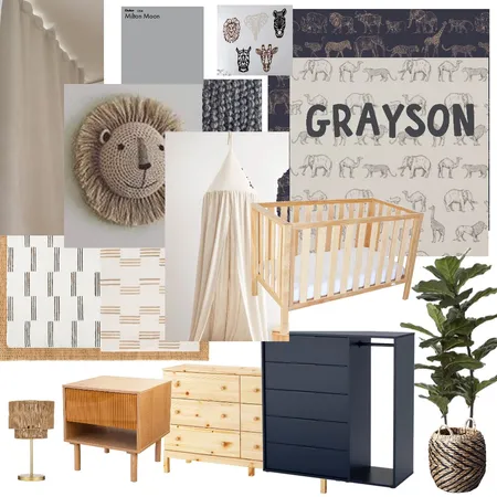 Boy Room Interior Design Mood Board by tarenetc on Style Sourcebook