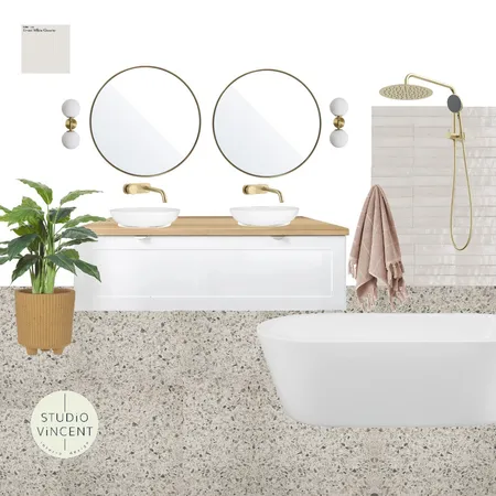 Bathroom Fern Tree C Interior Design Mood Board by Studio Vincent on Style Sourcebook