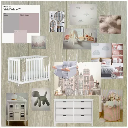 Minnie's nursery Interior Design Mood Board by Kerri Nalder on Style Sourcebook