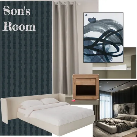 Sons Room Interior Design Mood Board by Nadine Meijer on Style Sourcebook