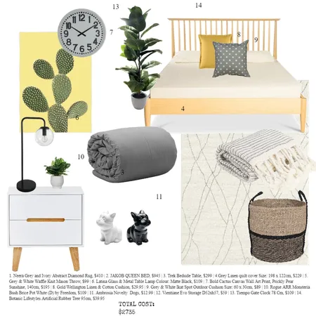 Teenage Bedroom design Interior Design Mood Board by josephine v on Style Sourcebook