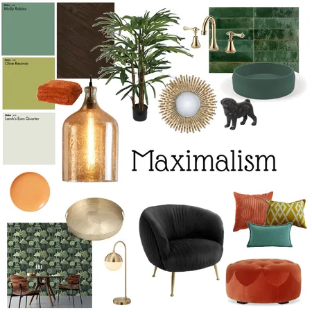 Maximalism Interior Design Mood Board by Lau on Style Sourcebook