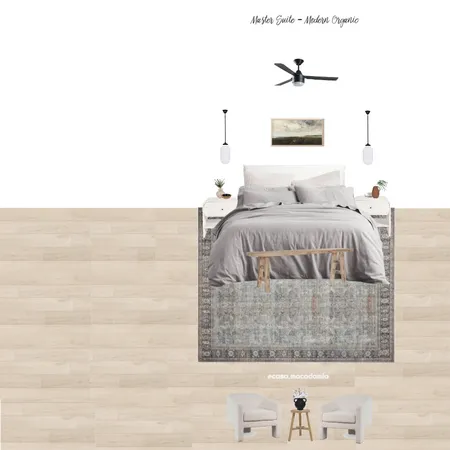 Master Suite - Modern Organic (Wynter - Perry White- Boucle Chair) Interior Design Mood Board by Casa Macadamia on Style Sourcebook
