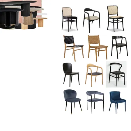 Kate Thomson dining chair options Interior Design Mood Board by Little Design Studio on Style Sourcebook