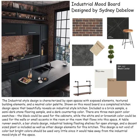 Industrial Mood Board Interior Design Mood Board by sydney_elaine on Style Sourcebook