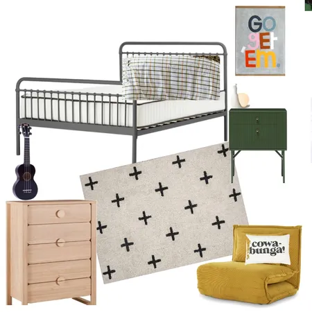 Monte's room Interior Design Mood Board by emmawilson.elw@gmail.com on Style Sourcebook