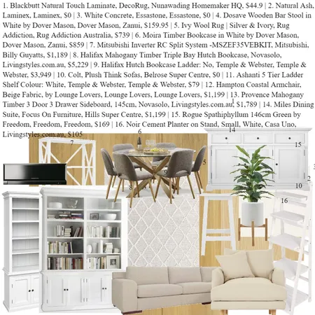 Living Room Interior Design Mood Board by Steph Mantz on Style Sourcebook