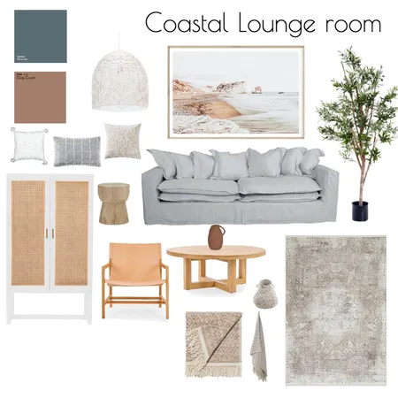 Coastal Living Room Interior Design Mood Board by Laura Goodwin Creative on Style Sourcebook