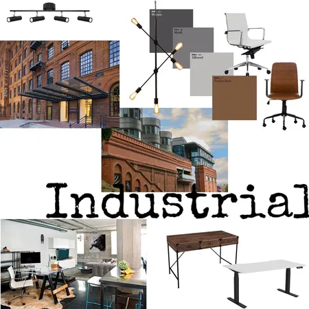Module 3 Part A Mood Board 3 Industrial 3 Interior Design Mood Board by Bianca Strahan on Style Sourcebook