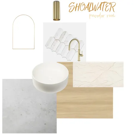 SHOALWATER POWDER ROOM Interior Design Mood Board by zoekernan on Style Sourcebook