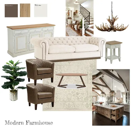 Modern Farmhouse Interior Design Mood Board by An earnest design on Style Sourcebook