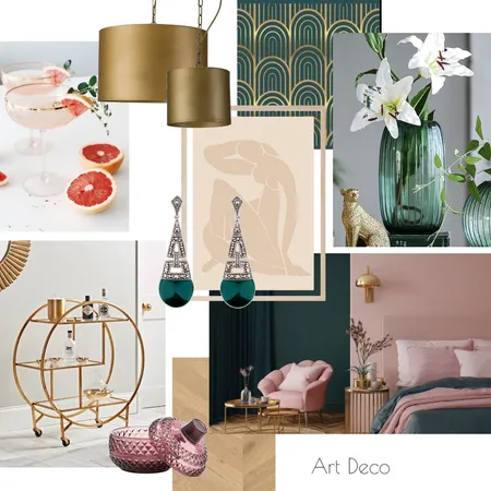 Art Deco Interior Design Mood Board by sam.gilchrist on Style Sourcebook