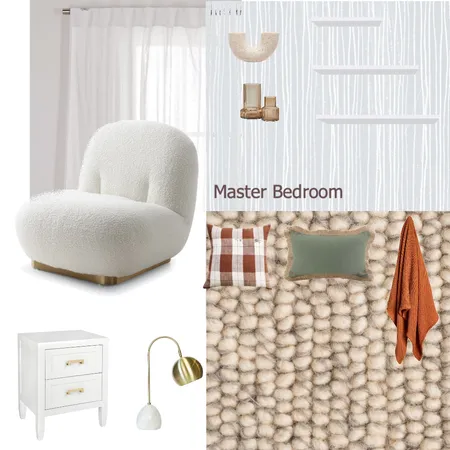 Master Bedroom Interior Design Mood Board by rosiebarnett on Style Sourcebook