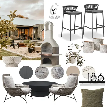 Exterior JHSB project _ 3 Interior Design Mood Board by Oleander & Finch Interiors on Style Sourcebook