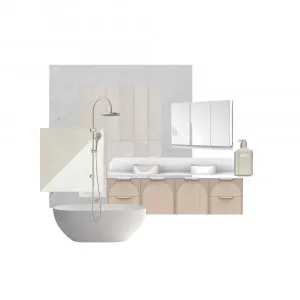 Master Bathroom Interior Design Mood Board by TaylahG22 on Style Sourcebook