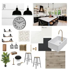 Modern Farmhouse_Module 3 Interior Design Mood Board by sarahlamas on Style Sourcebook
