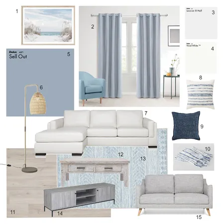 LivingRoom Interior Design Mood Board by alyssarissa on Style Sourcebook
