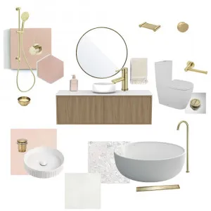Pink Brass Interior Design Mood Board by abbycreevey on Style Sourcebook