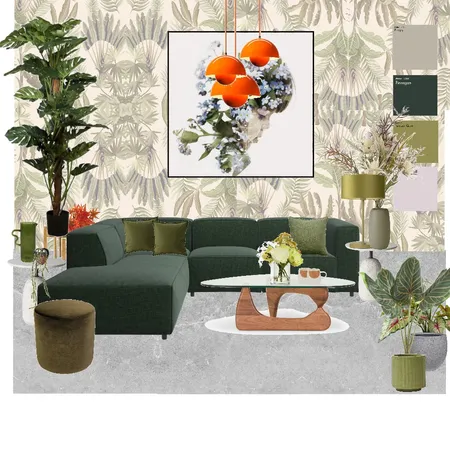 Living - Green Interior Design Mood Board by Alexandra Paris on Style Sourcebook