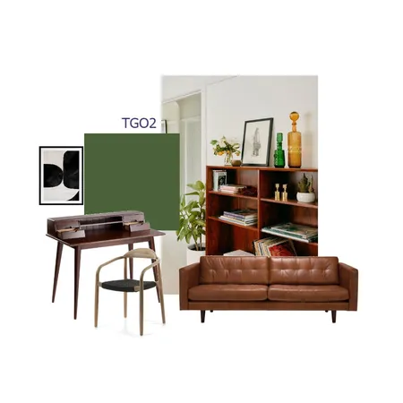 Mid Century Office Interior Design Mood Board by Sophie Lock on Style Sourcebook