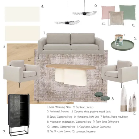 Salon JJ Sampleboard Final Interior Design Mood Board by JolienDelestinne on Style Sourcebook