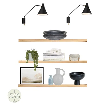 Shelf Styling Interior Design Mood Board by Studio Vincent on Style Sourcebook