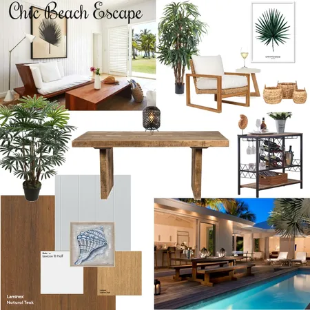 Chic Beach Escape Interior Design Mood Board by KristinH on Style Sourcebook