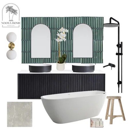 Statement  Bathroom Interior Design Mood Board by Noosa Home Interiors on Style Sourcebook