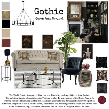 Goth Mood Board Interior Design Mood Board by heath2003 on Style Sourcebook