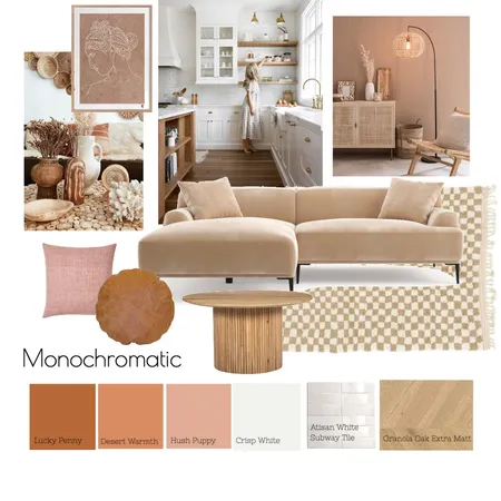 Monochromatic -Module 6 Interior Design Mood Board by Dewi Johnson on Style Sourcebook