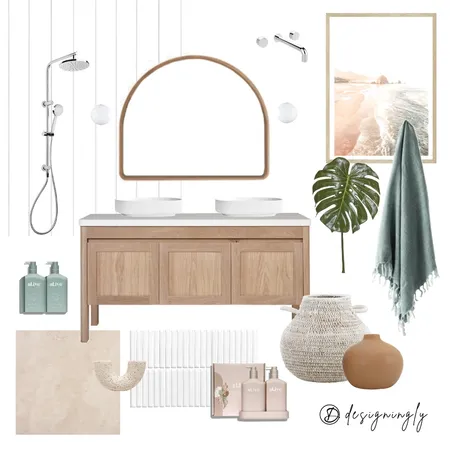 Bright, Modern Bathroom Interior Design Mood Board by Designingly Co on Style Sourcebook