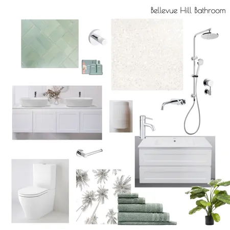 Bellevue Hill Bathroom 2 Interior Design Mood Board by Jo Aiello on Style Sourcebook