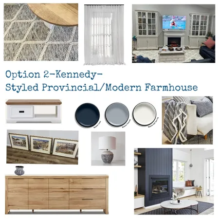 Option 2 Kennedy Styled Provinical-Modern Farmhouse Interior Design Mood Board by C Inside Interior Design on Style Sourcebook