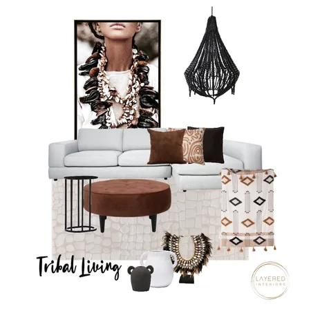 TRIBAL LIVING Interior Design Mood Board by Layered Interiors on Style Sourcebook