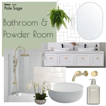 Bathroom & Powder Room Interior Design Mood Board by KarinaWalker on Style Sourcebook