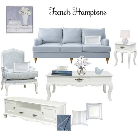 French Hamptons Interior Design Mood Board by InVogue Interiors on Style Sourcebook