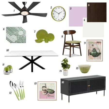 mod 9 dining Interior Design Mood Board by har on Style Sourcebook