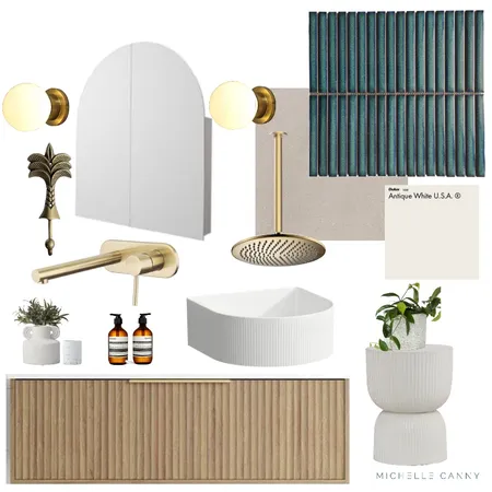 Contemporary Bathroom Interior Design Mood Board by Michelle Canny Interiors on Style Sourcebook