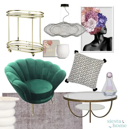 Hampton Luxe Interior Design Mood Board by Siesta Home on Style Sourcebook